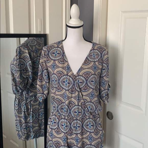 🍀2 for $25 Forever 21 tribal print romper - Picture 7 of 7